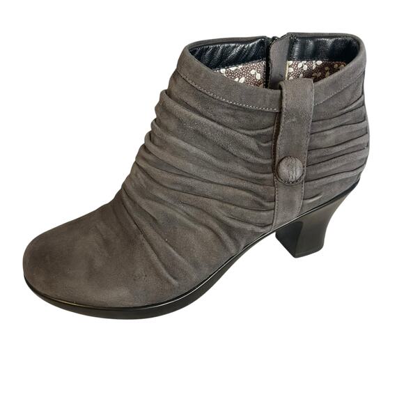 Dansko Buffy Bootie Shoe Gray Suede  9.5/40 - Picture 1 of 10